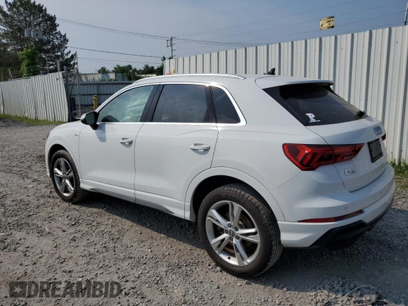 2019 Audi Q3 S line Premium Plus with VIN WA1EECF3XK1071434, listed as a Copart auction lot 58988474 with 36,064 mi miles and Salvage Title. Bid and sale history available at carsss.com. Image 2.