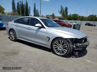 2017 BMW 4 Series 430i with VIN WBA4F7C52HG438227, listed as a Copart auction lot 52715085 with 87,686 mi miles and Salvage Title. Bid and sale history available at carsss.com. Image 4.