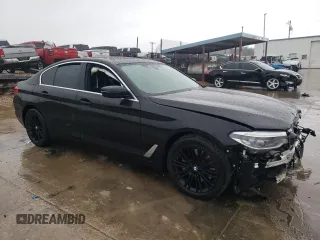 2020 BMW 5 Series 530i with VIN WBAJR3C00LWW78012, listed as a Copart auction lot 42808055 with Not Provided miles and Salvage Title. Bid and sale history available at DreamBid. Image 4.
