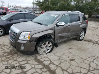 2012 GMC Terrain SLT-1 with VIN 2GKFLUE57C6182342, listed as a Copart auction lot 43390965 with 110,812 mi miles and Salvage Title. Bid and sale history available at carsss.com. Image 1.