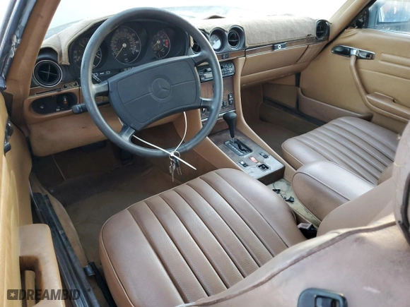 1987 Mercedes-Benz 560 Series 560SL with VIN WDBBA48D1HA056537, listed as a Copart auction lot 80232424 with NaN miles and Clean Title. Bid and sale history available at carsss.com. Image 8.