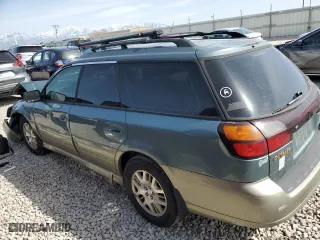 2001 Subaru Legacy Wagon Outback H6 L.L. Bean Edition with VIN 4S3BH806317663009, listed as a Copart auction lot 52252515 with 147,492 mi miles and Salvage Title. Bid and sale history available at carsss.com. Image 2.