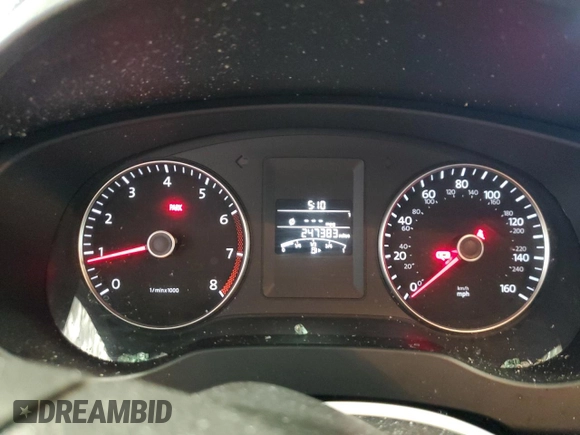 2013 Volkswagen Jetta SE with VIN 3VWBX7AJ2DM433307, listed as a Copart auction lot 56095105 with 247,383 mi miles and Salvage title. Bid and sale history available at DreamBid. Image 9.