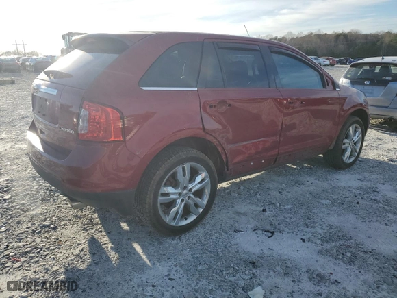 2014 Ford Edge Limited with VIN 2FMDK3KC0EBB34853, listed as a Copart auction lot 46247665 with 145,393 mi miles and Salvage Title. Bid and sale history available at carsss.com. Image 3.