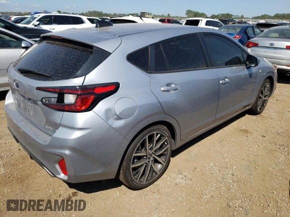 2024 Subaru Impreza Sport with VIN JF1GUAFC3R8324266, listed as a Copart auction lot 64261924 with 2,862 mi miles and Salvage Title. Bid and sale history available at carsss.com. Image 3.