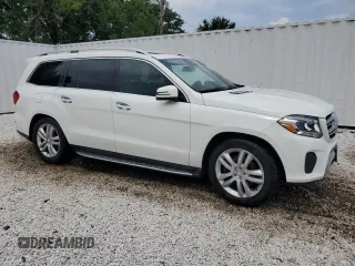 2017 Mercedes-Benz GLS 450 with VIN 4JGDF6EE3HA851251, listed as a Copart auction lot 51413274 with 122,400 mi miles and Salvage Title. Bid and sale history available at DreamBid. Image 4.