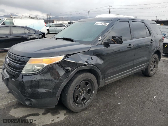 2015 Ford Utility Police Interceptor with VIN 1FM5K8AR7FGA15862, listed as a Copart auction lot 44226545 with 189,514 mi miles and Salvage Title. Bid and sale history available at carsss.com. Image 1.