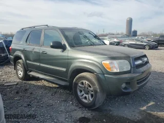 2006 Toyota Sequoia SR5 with VIN 5TDZT34A16S270461, listed as a Copart auction lot 47461905 with 165,387 mi miles and Salvage Title. Bid and sale history available at carsss.com. Image 4.
