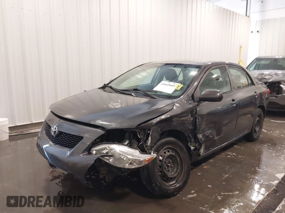 2009 Toyota Corolla with VIN JTDBL40E39J047131, listed as a IAAI auction lot 41669601 with 93,041 mi miles. Bid and sale history available at carsss.com. Image 6.