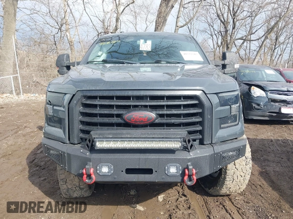 2017 Ford F-150 XL with VIN 1FTFW1EG6HKE03209, listed as a IAAI auction lot 41672184 with 116,078 mi miles. Bid and sale history available at carsss.com. Image 12.