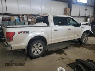 2018 Ford F-150 XL with VIN 1FTFW1E13JFD56117, listed as a Copart auction lot 50377485 with 0 mi miles and Salvage Title. Bid and sale history available at carsss.com. Image 3.
