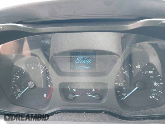 2018 Ford Transit with VIN 1FTYE1ZM9JKA11195, listed as a IAAI auction lot 42538738 with 280,214 mi miles and . Bid and sale history available at DreamBid. Image 7.