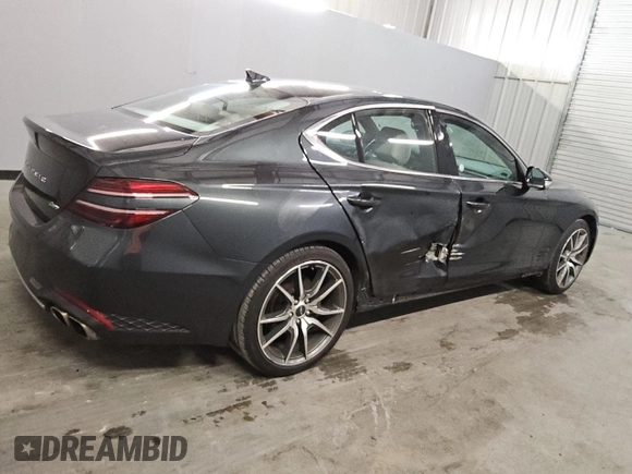 2023 Genesis G70 2.0T with VIN KMTG34TA0PU126980, listed as a Copart auction lot 79108654 with 37,534 mi miles and Clean Title. Bid and sale history available at DreamBid. Image 3.