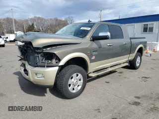 2014 Ram 2500 Longhorn with VIN 3C6UR5PL5EG144383, listed as a Copart auction lot 50025555 with 133,925 mi miles and Salvage Title. Bid and sale history available at carsss.com. Image 1.