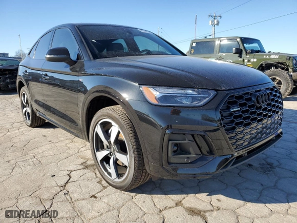 2022 Audi Q5 Sportback S line Premium Plus with VIN WA15AAFY9N2074089, listed as a Copart auction lot 41776184 with 716 mi miles. Bid and sale history available at carsss.com. Image 4.