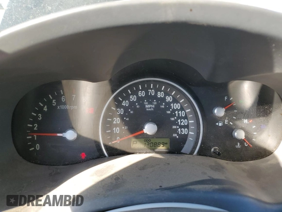 2010 Kia Sedona LX with VIN KNDMG4C31A6335678, listed as a Copart auction lot 76016514 with 130,889 mi miles and Salvage Title. Bid and sale history available at carsss.com. Image 9.