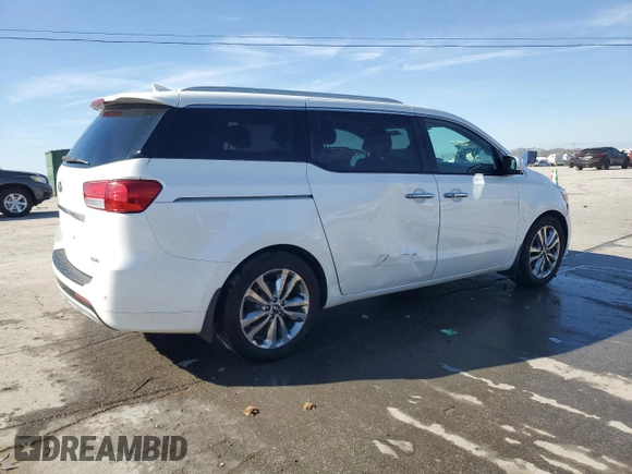 2015 Kia Sedona SX-L with VIN KNDME5C16F6034552, listed as a Copart auction lot 45478085 with 150,158 mi miles and Salvage Title. Bid and sale history available at DreamBid. Image 3.
