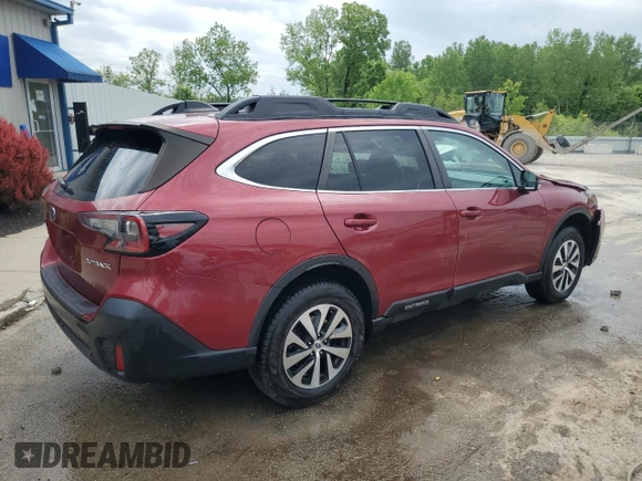 2021 Subaru Outback Premium z VIN 4S4BTAFC3M3135657, wystawiony jako Copart lot #56171655 z przebiegiem 55 190 mil mil oraz Szkoda całkowita • Salvage title. Historia ofert i sprzedaży dostępna na DreamBid. Obrazek 3.