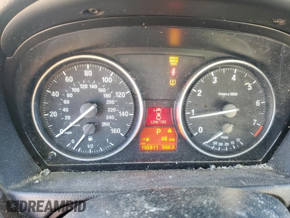 2011 BMW 3 Series 328i xDrive with VIN WBAPK7G59BNN49279, listed as a Copart auction lot 86583574 with 195,811 mi miles and Salvage Title. Bid and sale history available at carsss.com. Image 9.