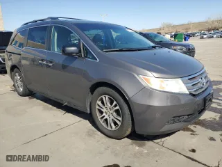 2013 Honda Odyssey EX-L with VIN 5FNRL5H6XDB017433, listed as a Copart auction lot 52306755 with 144,036 mi miles and Clean Title. Bid and sale history available at carsss.com. Image 4.