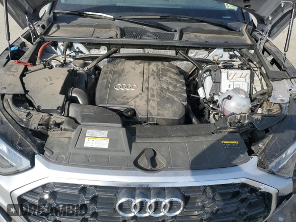 2023 Audi Q5 S line Premium with VIN WA1GAAFY3P2098710, listed as a Copart auction lot 49141035 with 24,303 mi miles and Salvage title. Bid and sale history available at DreamBid. Image 12.