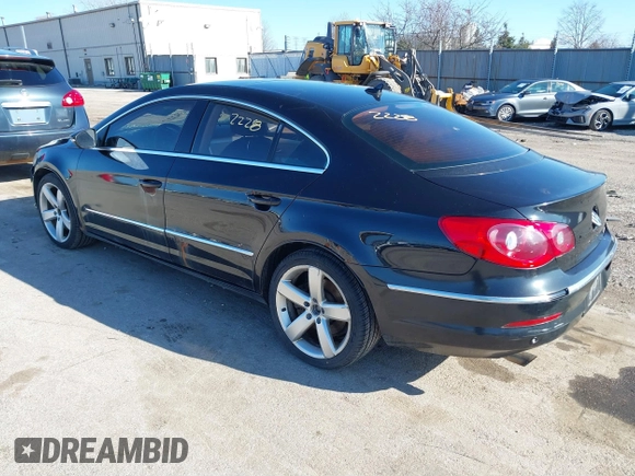 2009 Volkswagen CC 4Motion with VIN WVWGU73C19E515087, listed as a IAAI auction lot 41862228 with 194,115 mi miles. Bid and sale history available at carsss.com. Image 3.