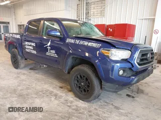 2022 Toyota Tacoma SR with VIN 3TMCZ5ANXNM459373, listed as a IAAI auction lot 42153261 with 83,215 mi miles and . Bid and sale history available at DreamBid. Image 1.