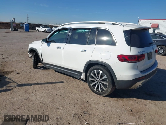 2022 Mercedes-Benz GLB 250 с VIN W1N4M4GB7NW259912, выставлен на аукционе IAAI как лот 41662630 с пробегом 56 466 миль миль и . История ставок и продаж доступна на DreamBid. Изображение 3.