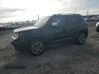 2017 Jeep Renegade Limited z VIN ZACCJBDB9HPE49331, wystawiony jako Copart lot #50062075 z przebiegiem 169 533 mil mil oraz Czysty tytuł • Clean title. Historia ofert i sprzedaży dostępna na DreamBid. Obrazek 1.