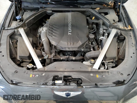 2019 Genesis G70 Advanced with VIN KMTG34LE9KU021057, listed as a Copart auction lot 52218325 with 55,991 mi miles and Clean Title. Bid and sale history available at DreamBid. Image 11.