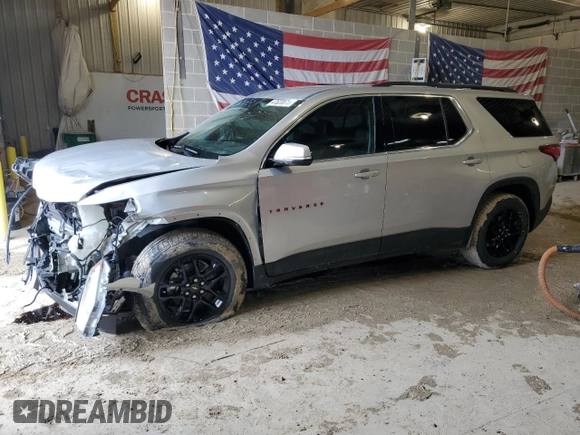 2019 Chevrolet Traverse LT Cloth with VIN 1GNERGKW8KJ219380, listed as a Copart auction lot 47620675 with 108,925 mi miles and Salvage Title. Bid and sale history available at carsss.com. Image 1.
