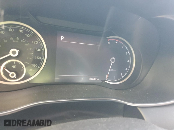 2022 Genesis G70 2.0T with VIN KMTG34TA6NU098521, listed as a Copart auction lot 55772275 with 30,439 mi miles and Salvage title. Bid and sale history available at DreamBid. Image 9.