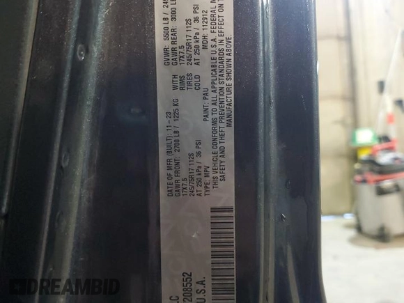 2024 Jeep Wrangler Sport with VIN 1C4PJXKN4RW208552, listed as a Copart auction lot 87195854 with Not provided miles and Salvage title. Bid and sale history available at DreamBid. Image 14.