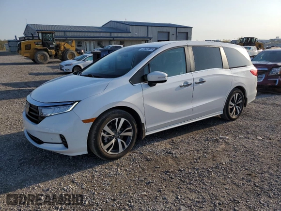 2024 Honda Odyssey Touring z VIN 5FNRL6H82RB039313, wystawiony jako Copart lot #52632005 z przebiegiem 18 447 mil mil oraz Szkoda całkowita • Salvage title. Historia ofert i sprzedaży dostępna na DreamBid. Obrazek 1.