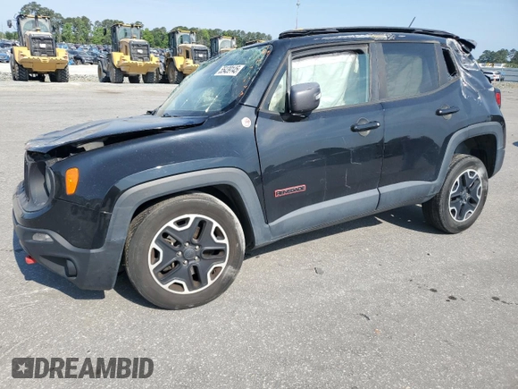 2017 Jeep Renegade Trailhawk с VIN ZACCJBCB6HPF19675, выставлен на аукционе Copart как лот 55439145 с пробегом 161 052 миль миль и Списание • Salvage title. История ставок и продаж доступна на DreamBid. Изображение 1.