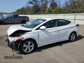 2013 Hyundai Elantra GLS with VIN 5NPDH4AE6DH185742, listed as a Copart auction lot 66277865 with 118,739 mi miles and Salvage title. Bid and sale history available at DreamBid. Image 1.