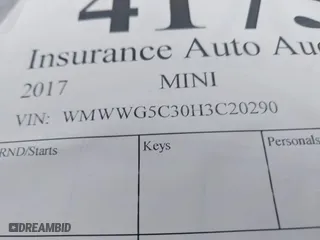 2017 MINI Convertible Cooper with VIN WMWWG5C30H3C20290, listed as a IAAI auction lot 41750397 with 1 mi miles. Bid and sale history available at carsss.com. Image 9.