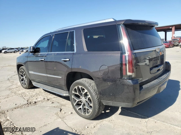 2015 Cadillac Escalade Luxury with VIN 1GYS4MKJ9FR738081, listed as a Copart auction lot 49954675 with 128,962 mi miles and Salvage Title. Bid and sale history available at carsss.com. Image 2.