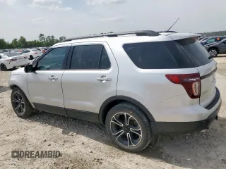 2013 Ford Explorer Sport with VIN 1FM5K8GTXDGB43240, listed as a Copart auction lot 63340195 with 123,318 mi miles and Salvage title. Bid and sale history available at DreamBid. Image 2.