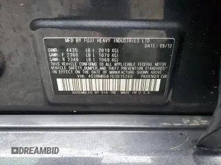 2013 Subaru Legacy Premium with VIN 4S3BMBG61D3015260, listed as a Copart auction lot 83275104 with 111,810 mi miles and Salvage Title. Bid and sale history available at carsss.com. Image 12.