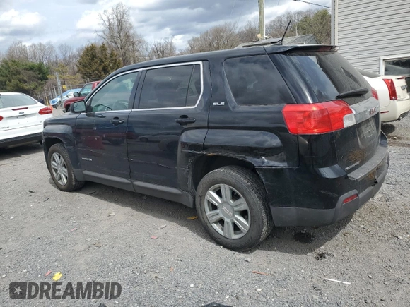 2014 GMC Terrain SLE with VIN 2GKALMEK1E6243896, listed as a Copart auction lot 51001095 with 150,381 mi miles and Salvage Title. Bid and sale history available at carsss.com. Image 2.