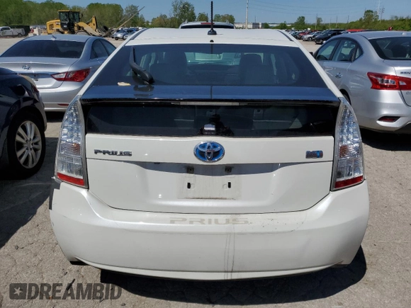 2010 Toyota Prius II with VIN JTDKN3DU5A0159753, listed as a Copart auction lot 50806824 with 132,958 mi miles and Salvage Title. Bid and sale history available at carsss.com. Image 6.