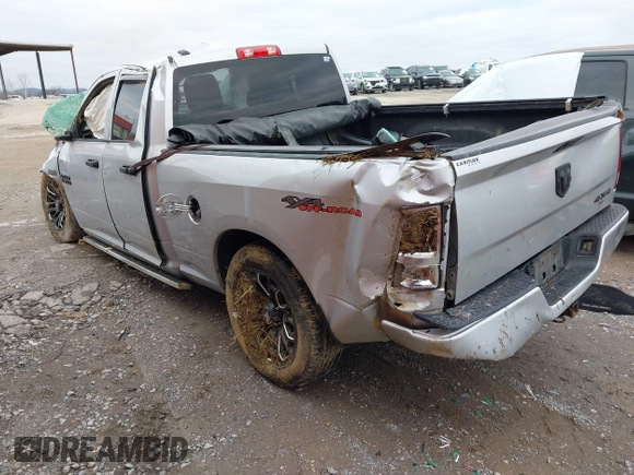 2018 Ram 1500 Tradesman with VIN 1C6RR7FT8JS293215, listed as a IAAI auction lot 41577266 with 123,056 mi miles and . Bid and sale history available at DreamBid. Image 3.