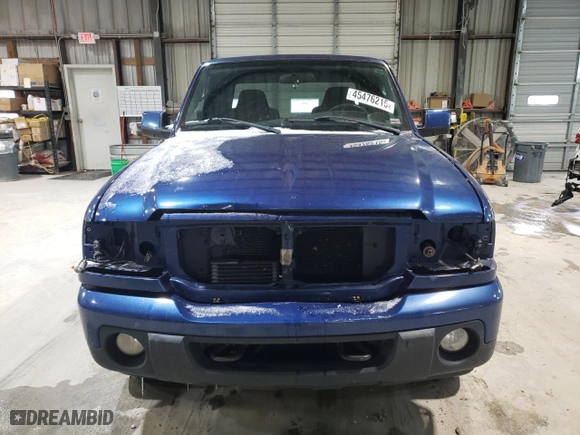 2009 Ford Ranger XLT with VIN 1FTZR45E39PA38237, listed as a Copart auction lot 45476215 with 92,029 mi miles and Salvage Title. Bid and sale history available at carsss.com. Image 5.