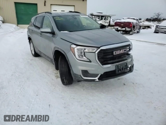 2024 GMC Terrain SLE with VIN 3GKALTEG3RL301983, listed as a Copart auction lot 42674035 with 6,020 mi miles and Salvage Title. Bid and sale history available at DreamBid. Image 11.