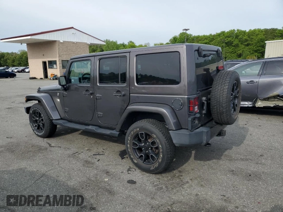 2018 Jeep Wrangler Unlimited Sahara with VIN 1C4BJWEG8JL821569, listed as a Copart auction lot 57949745 with 40,048 mi miles and Salvage title. Bid and sale history available at DreamBid. Image 2.