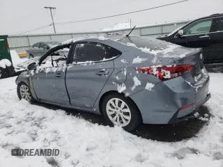 2018 Hyundai Accent SEL with VIN 3KPC24A3XJE020966, listed as a Copart auction lot 81124754 with 0 mi miles and Non Repairable. Bid and sale history available at carsss.com. Image 2.