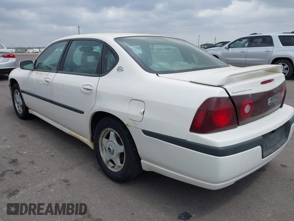 2002 Chevrolet Impala LS z VIN 2G1WH55K129120790, wystawiony jako IAAI lot #42276624 z przebiegiem 211 395 mil mil oraz . Historia ofert i sprzedaży dostępna na DreamBid. Obrazek 3.