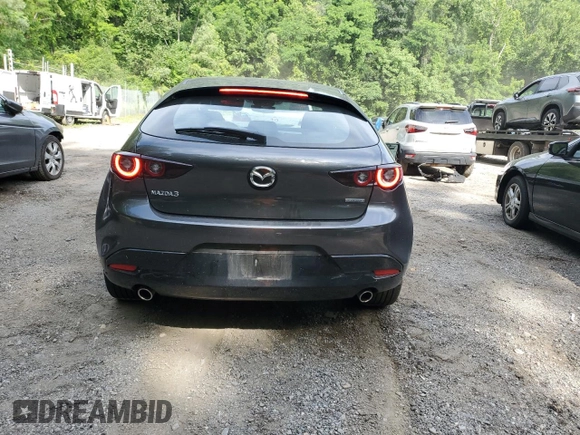 2024 Mazda 3 S Preferred with VIN JM1BPALM3R1657763, listed as a Copart auction lot 63000355 with 14,377 mi miles and Salvage title. Bid and sale history available at DreamBid. Image 6.