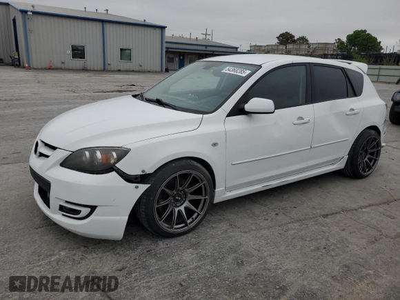 2007 Mazda 3 Mazdaspeed3 Sport z VIN JM1BK34L771748449, wystawiony jako Copart lot #54368285 z przebiegiem Nie podano mil oraz Czysty tytuł • Clean title. Historia ofert i sprzedaży dostępna na DreamBid. Obrazek 1.